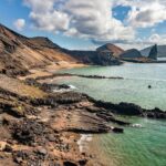 Pinnacle Rock and the volcanic landscape - Bartolome - Galapagos Islands